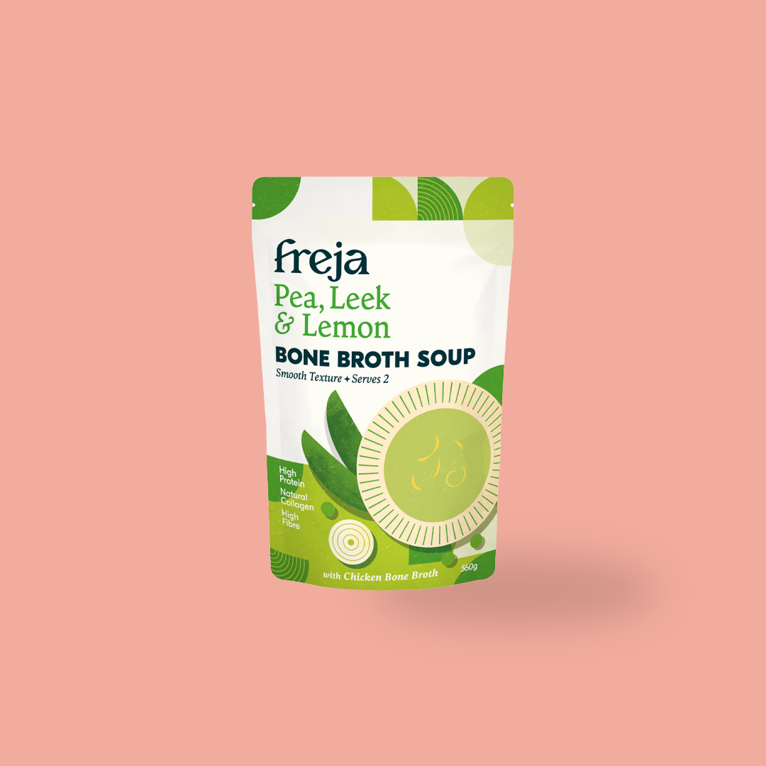 Freja Pea, Leek & Lemon Bone Broth Soup