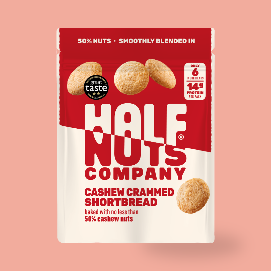 Half Nuts Cashew Crammed Shortbread