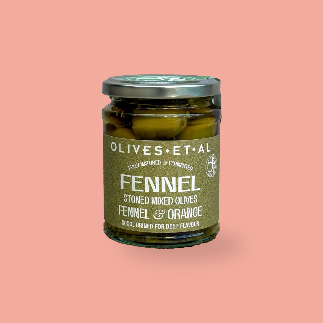 Olives Et Al Fennel & Orange Stoned Mixed Olives