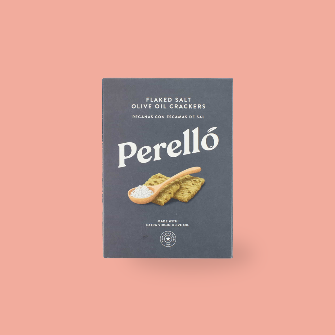Perello Flaked Salt Olive Oil Crackers