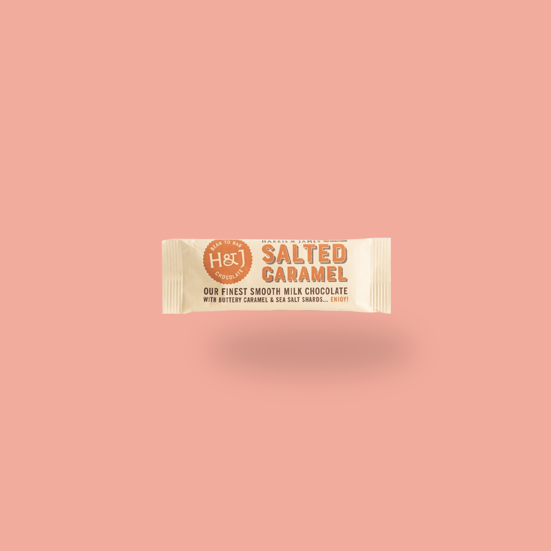 Harris & James Salted Caramel Milk Chocolate Bar