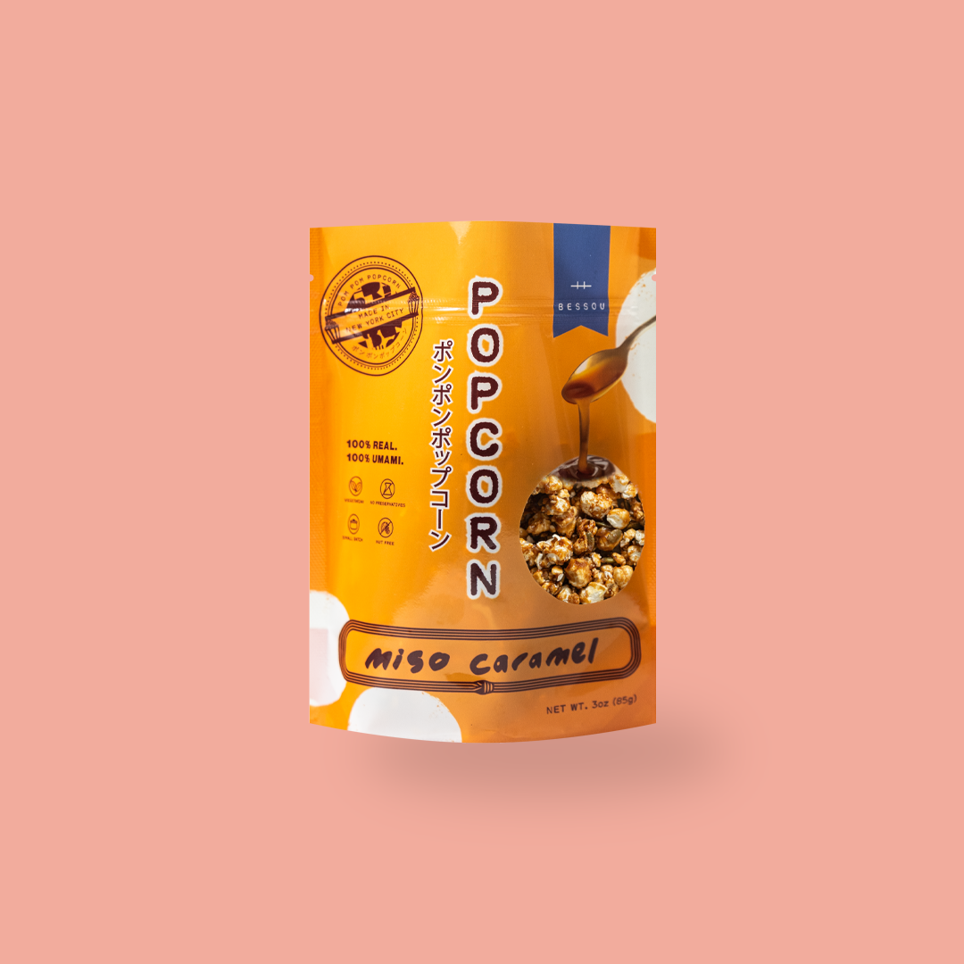 Bessou Miso Caramel Popcorn 85g