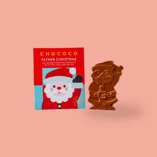Chococo Milk Chocolate Santa Bar