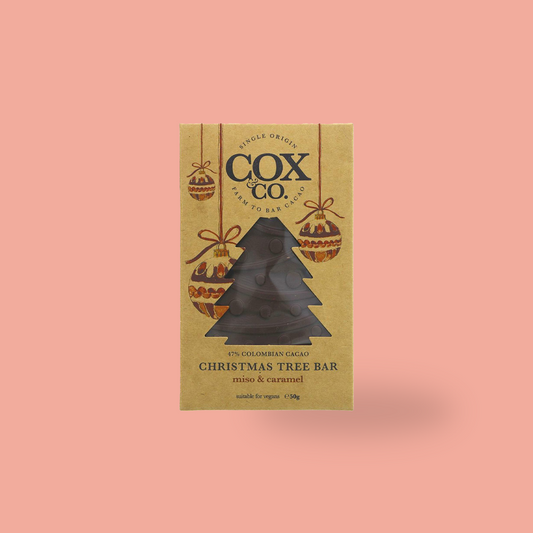 Cox & Co Salted Caramel Christmas Tree Bar