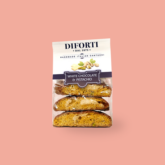 DiForti White Chocolate & Pistachio Cantucci