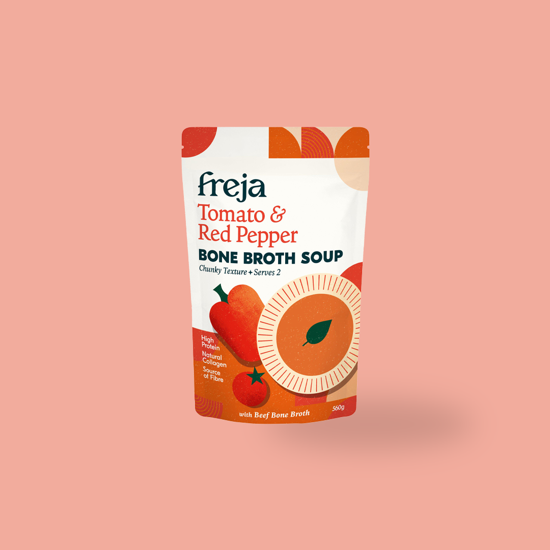 Freja Tomato & Red Pepper Bone Broth Soup