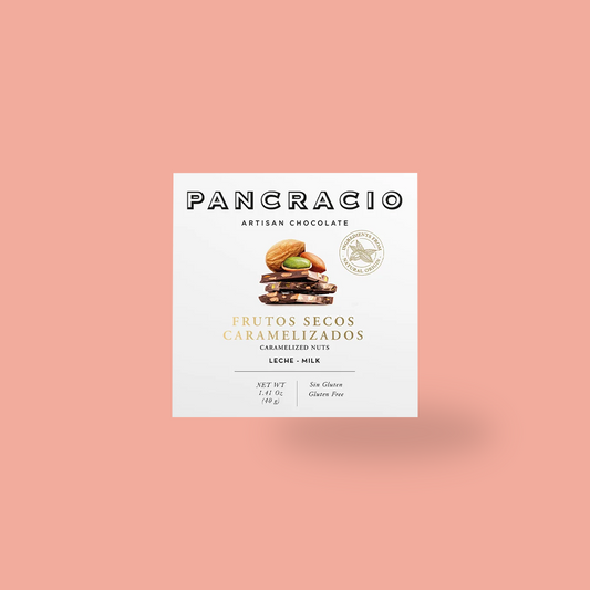Pancracio Milk Chocolate Caramelised Nuts Bar