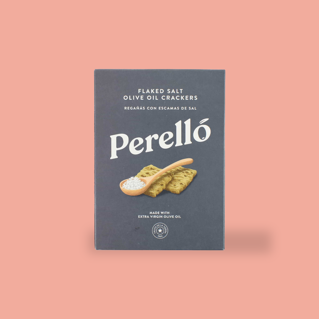 Perello - Flaked Salt Olive Oil Crackers