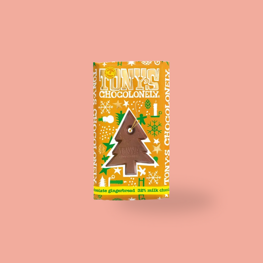 Tony's Chocolonely Gingerbread Milk Chocolate Bar